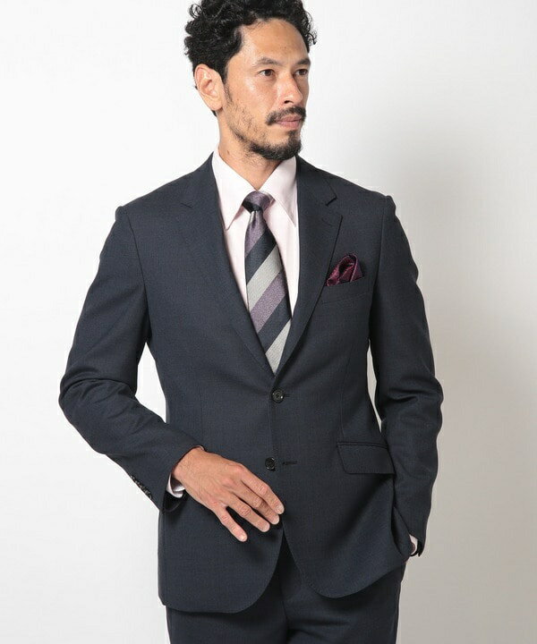 ストレッチバーズアイスーツセットアップ/メンズビギ(MEN'S BIGI)