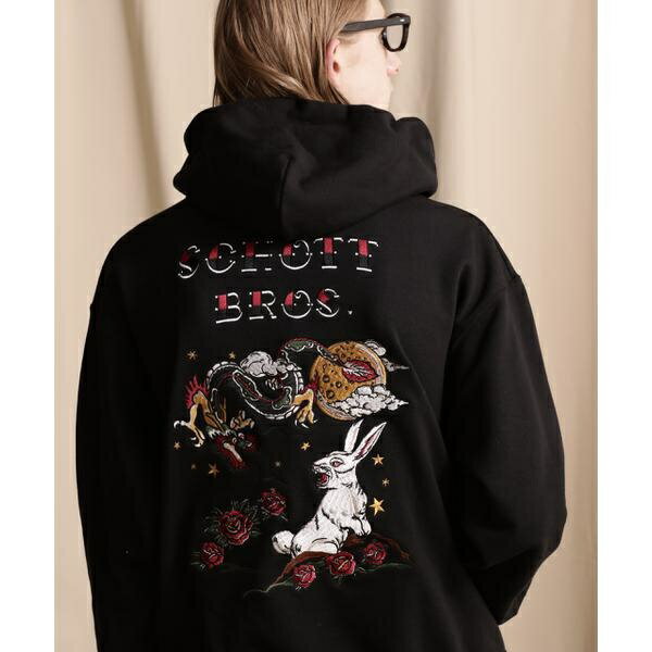 HOODED SWEAT DRAGON  BUNNY^hSoj[ p[J[^VbgiSchottj