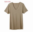 【SEEK】【カットオフインナー】【オールシーズン】【定番】 UネツクTシヤツ／シーク（SEEK）