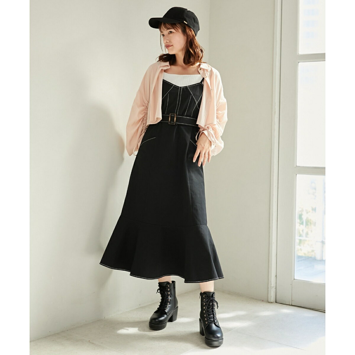 レディステッチマーメイドワンピ／マジェスティックレゴン（MAJESTIC LEGON）