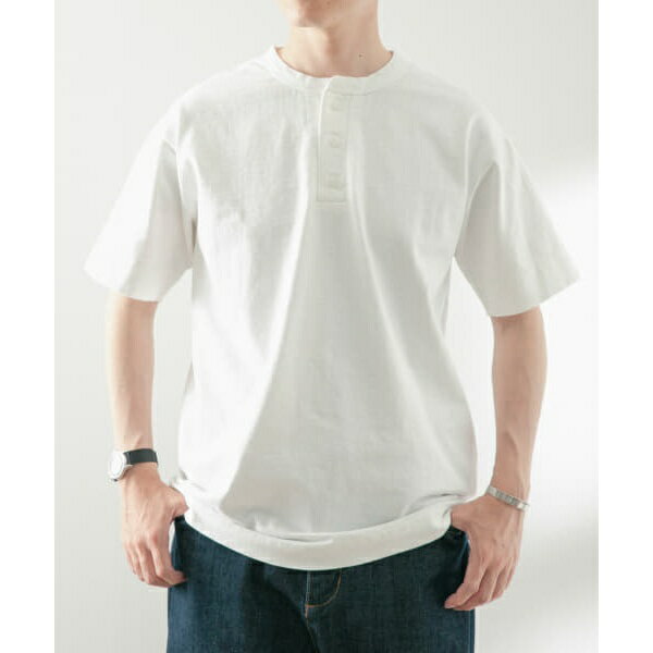 Healthknit　MADE IN USA Henley-Neck T-shirts／アイテムズ アーバンリサーチ（ITEMS URBAN RESEARCH）