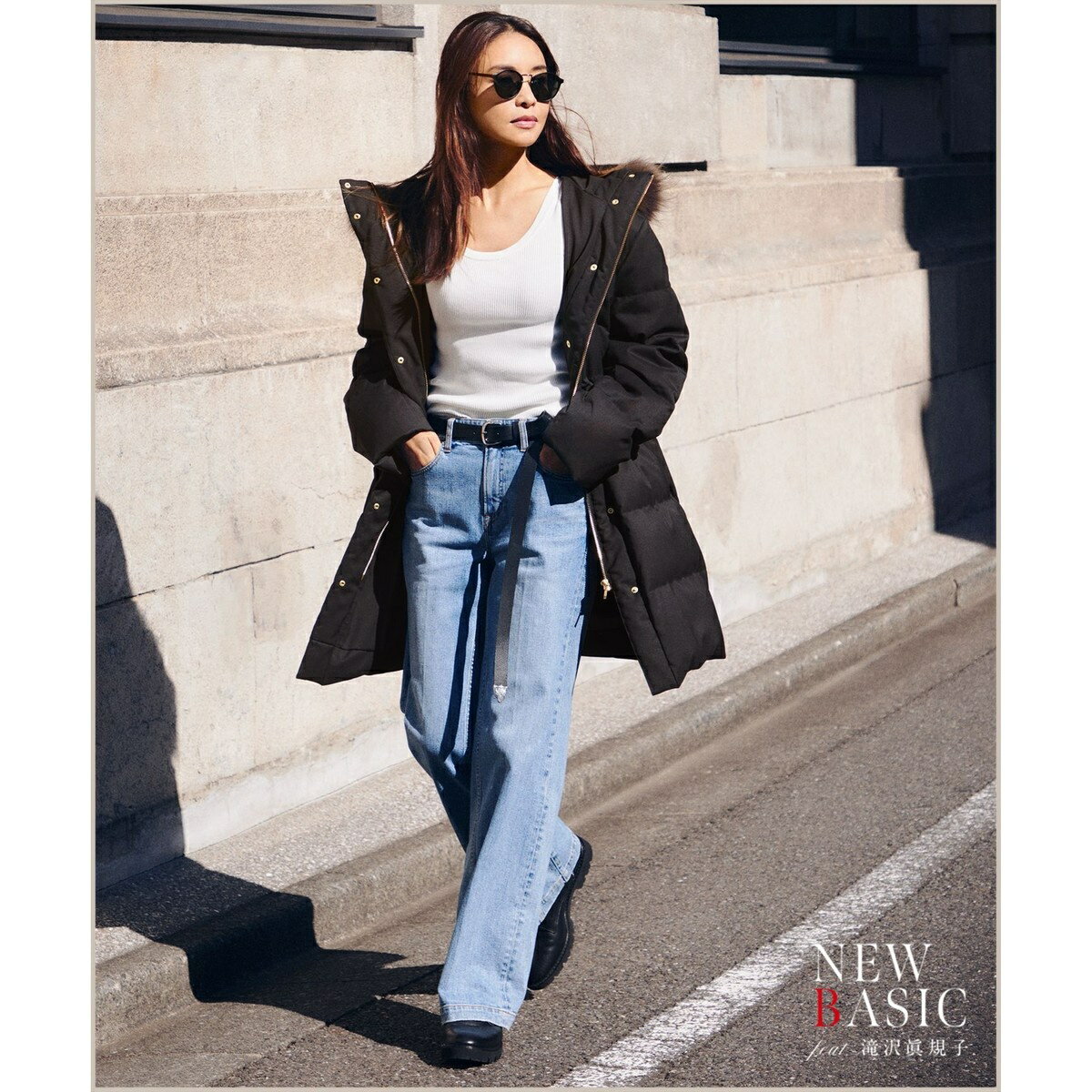 【滝沢眞規子さん着用】ロングベルト／23区（23KU）のサムネイル