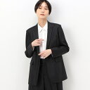【セットアップ対応】ポリエステルストレッチカレンダー ジャケット/コムサ(COMME CA)