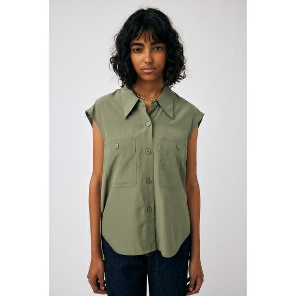 BACK OPEN SHIRT ベスト／マウジー（MOUSSY）