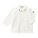 くるま刺繍 長袖ポロシャツ/ミキハウス ホットビスケッツ(MIKIHOUSE HOT BISCUITS)