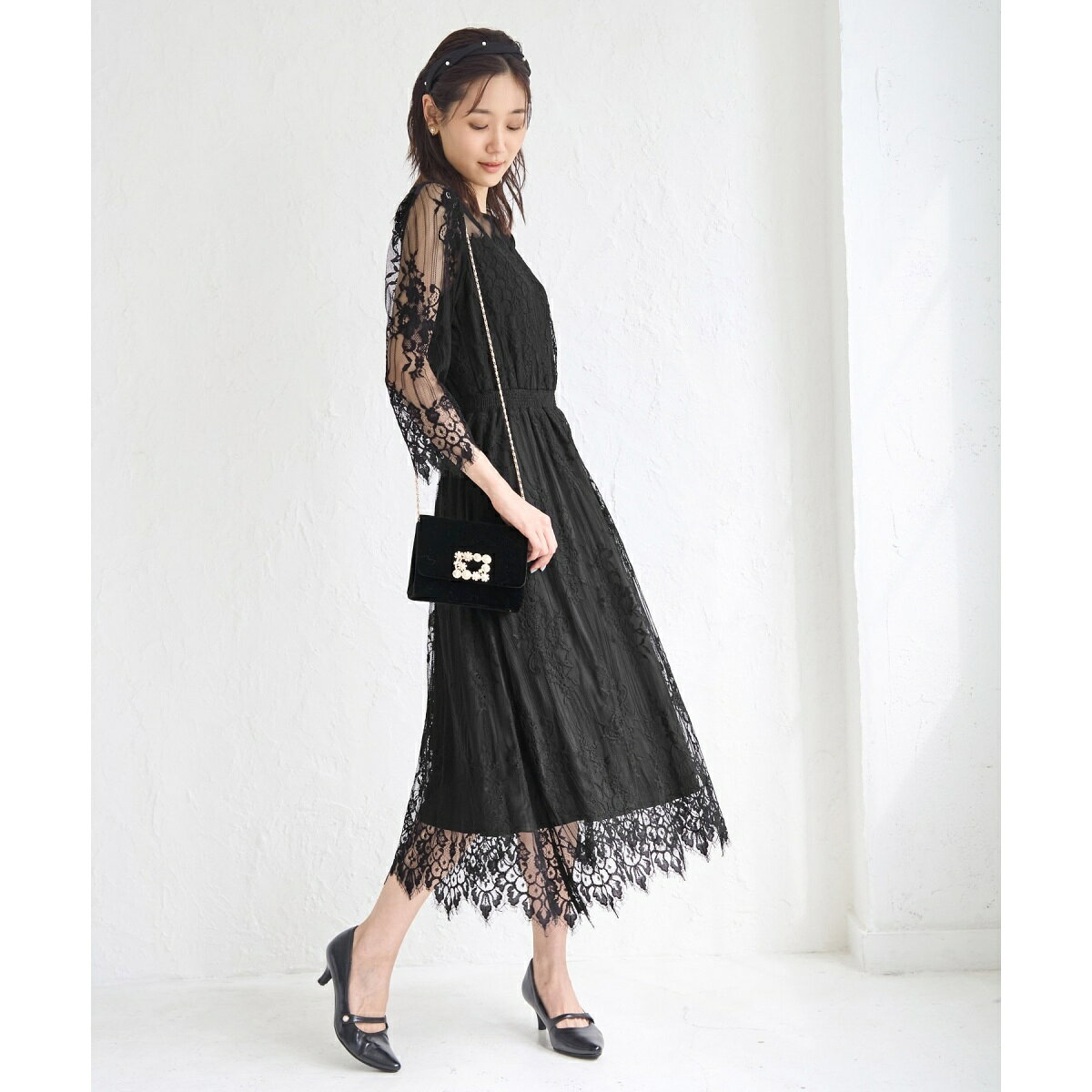 【Mon E’toile/モンエトワール】【結婚式にも】レースDRESS／ロペピクニック（ROPE' PICNIC） 0101marui-12426070 丸井(マルイ)楽天市場店 サンプル画像3