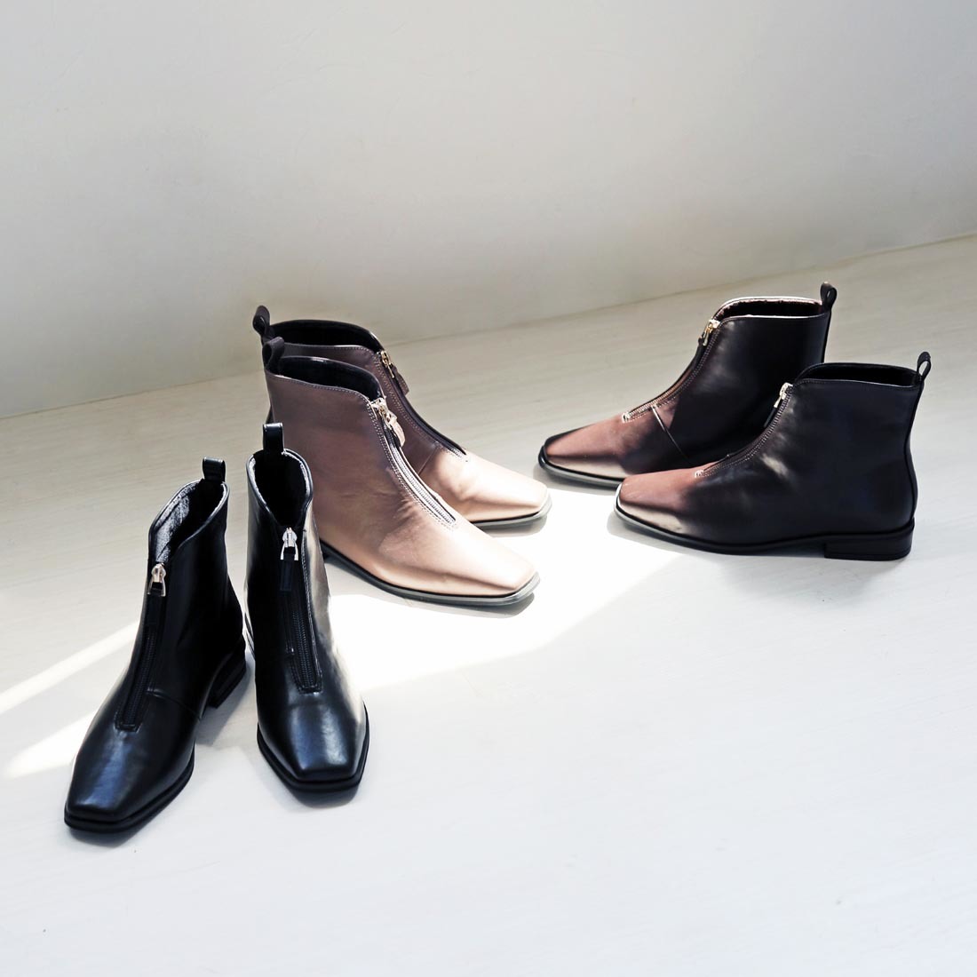 フロントジップブーツ／リーカ（RiiiKa）