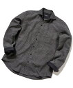 メンズビギ 服 メンズ ハウンドトゥースパッチワークシャツ／メンズビギ（MEN'S BIGI）