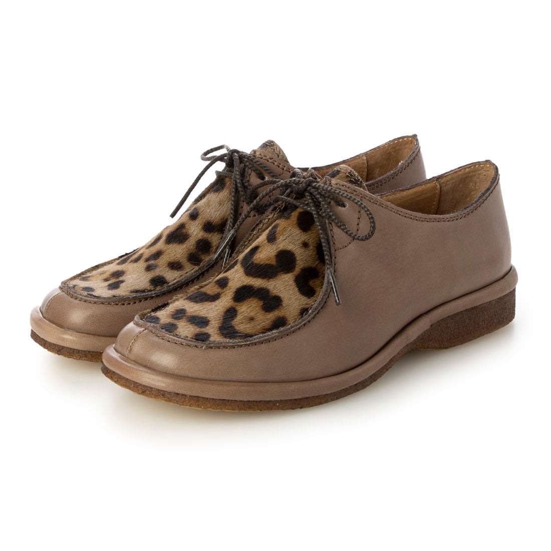 23秋冬プラット製法アニマル柄本革チロリアンシューズ／サヤ（SAYA）のサムネイル