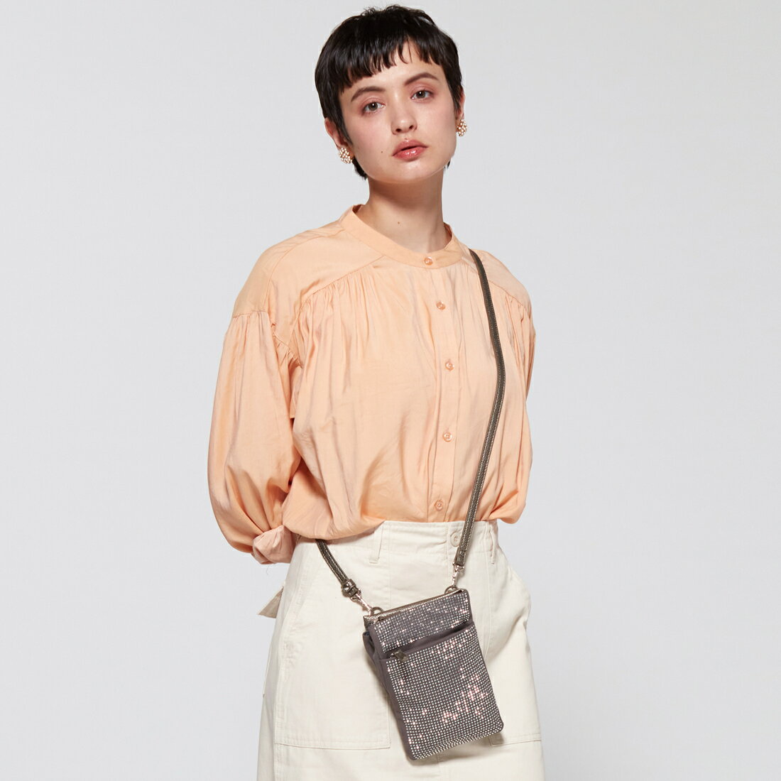 ラインストーンポシェット／ラ バガジェリー（LA BAGAGERIE）