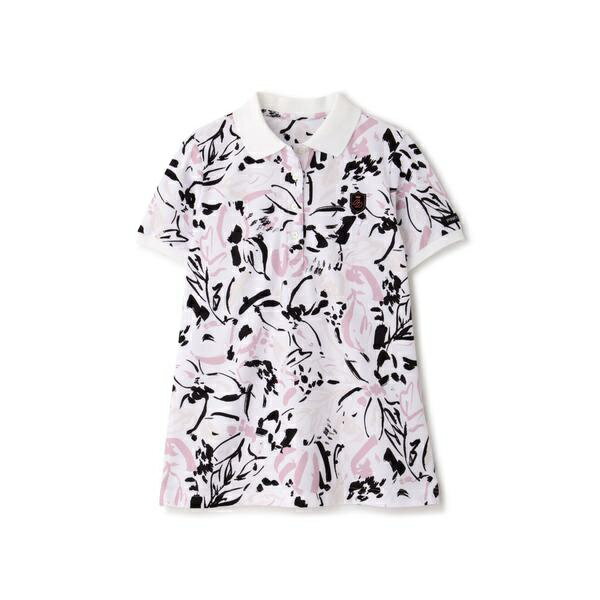 [PINKY GOLF]オプティカルフラワープリントポロシャツ／ピンキー＆ダイアン（PINKY＆DIANNE）
