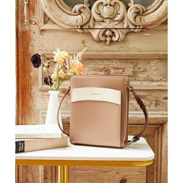 縦型スクエアショルダーバッグ／アンドシュエット（＆ chouette）