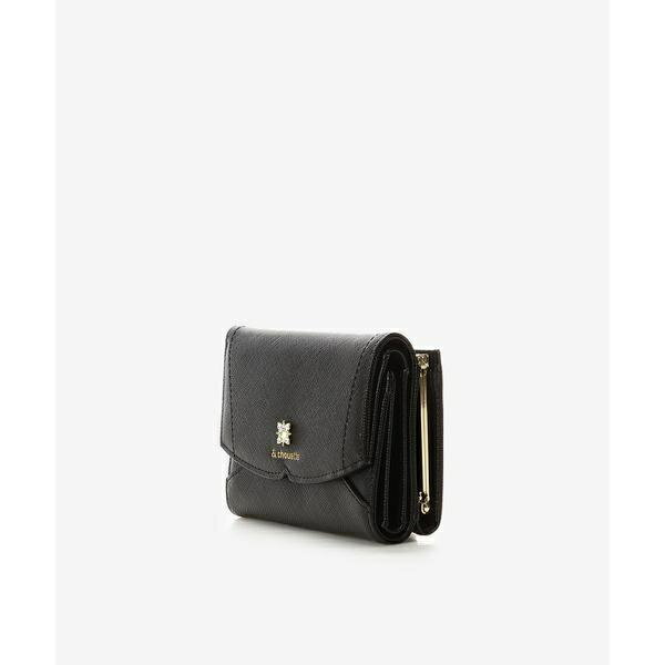 ビジュー付き折財布／アンドシュエット（＆ chouette）