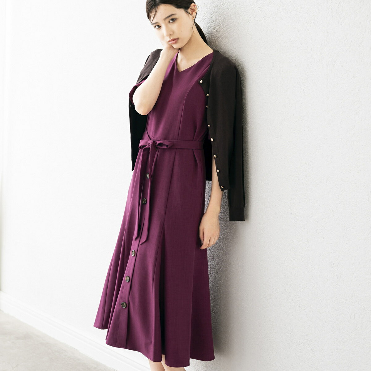 カラーAラインワンピース/MM337412／ミッシュマッシュ（MISCH MASCH）のサムネイル