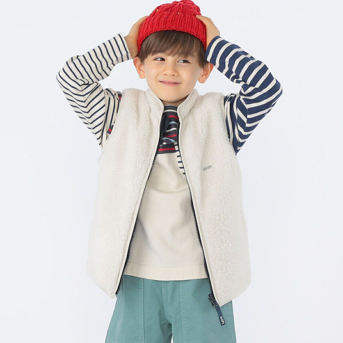 SHIPS KIDS:100��130cm /������/��������ǽ�ӥܥ� ��С����֥� �٥��ȡ����åץ���SHIPS��