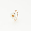 【WEB限定】1月誕生花 K10 ピンクゴールド スイセン イヤーカフ/エステール(ESTELLE)