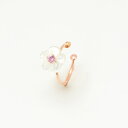 【WEB限定】9月誕生花 K10 ピンクゴールド ナデシコ イヤーカフ/エステール(ESTELLE)