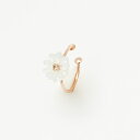 【WEB限定】2月誕生花 K10 ピンクゴールド マーガレット イヤーカフ/エステール(ESTELLE)
