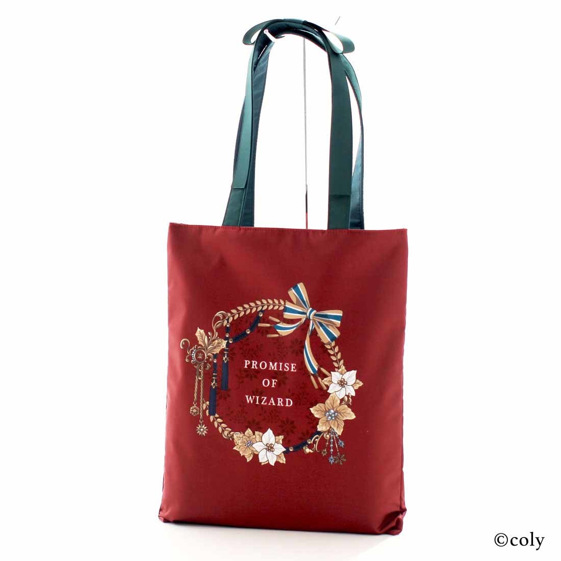 [약 36 × 31cm] 마법사의 약속 눈이 내리는 거리의 선물 토트 백 / 블루밍 (BLOOMING)