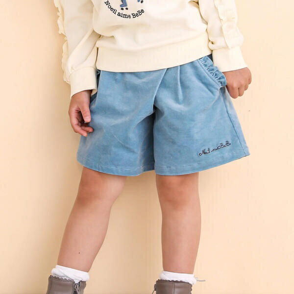 ストレッチコールラップキュロットパンツ(90~130cm)／ノイユ エーム ベベ（Noeil aim BeBe）