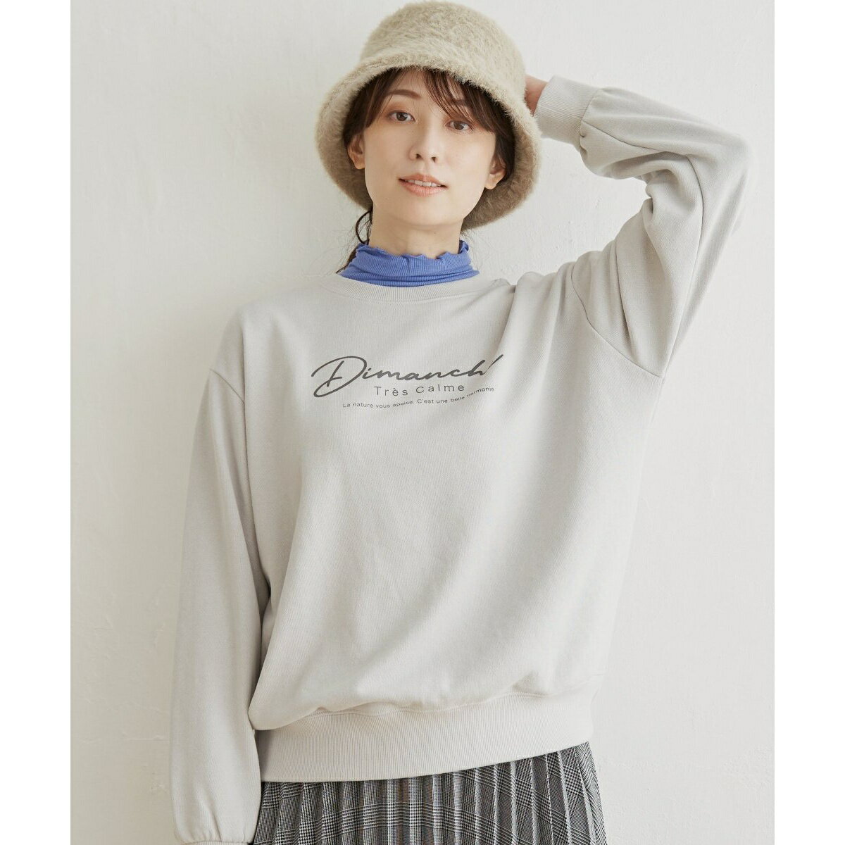 裏毛ロゴスウェット／イッカ（ikka）