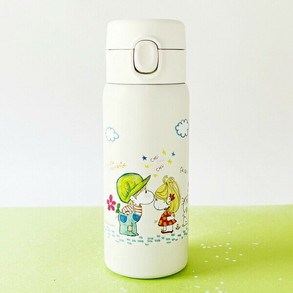 水森亜土 ワンプッシュボトル 350ml 保温 保冷 水筒／パーフェクト ワールド トーキョー（Perfect World Tokyo）