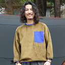 【裏起毛で暖かい!】アタタカ フリース クルーネック Tシャツ/クリフメイヤー(KRIFF MAYER)