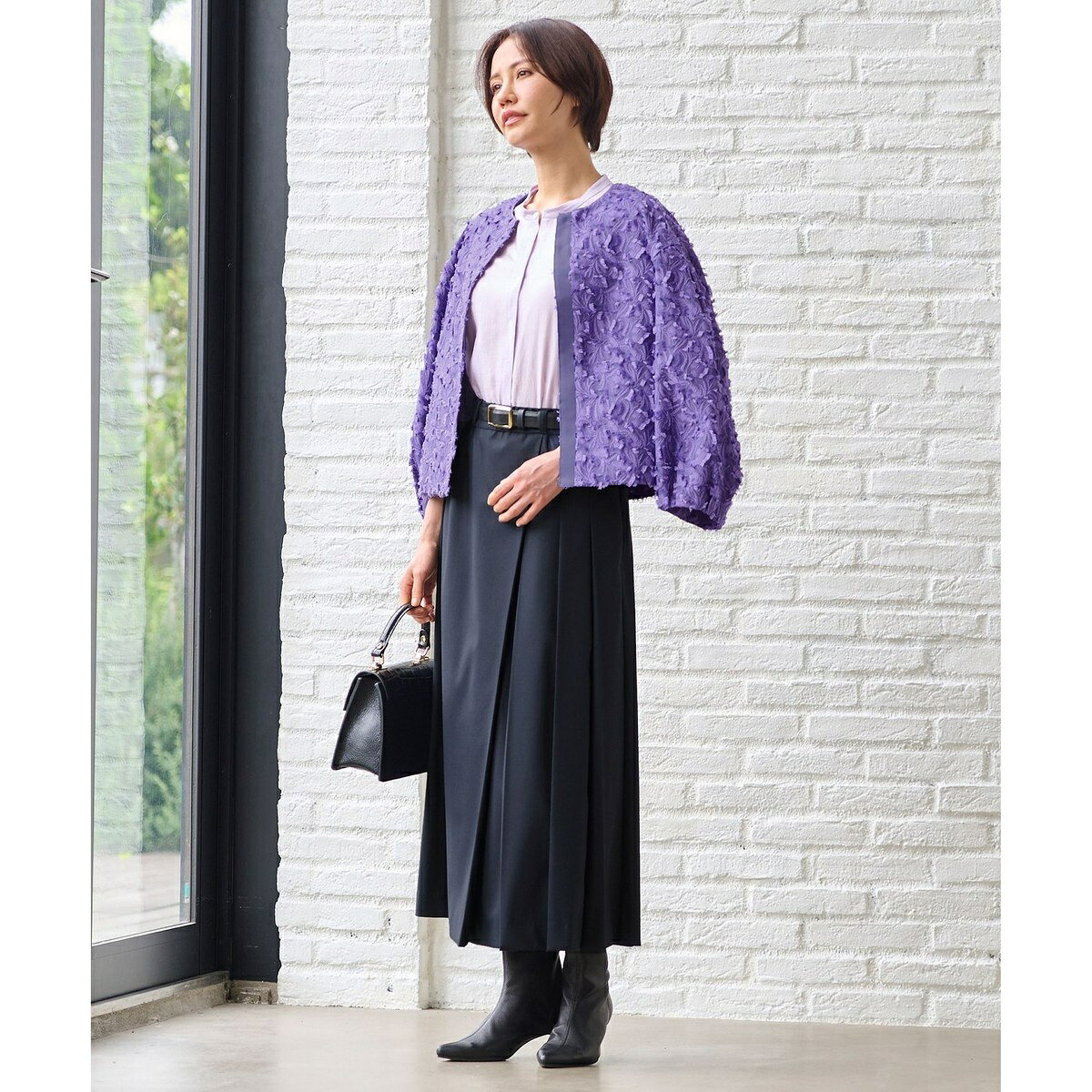 【洗える】トロストレッチ スカート／自由区（JIYU-KU） 0101marui-12448579 丸井(マルイ)楽天市場店 サンプル画像3