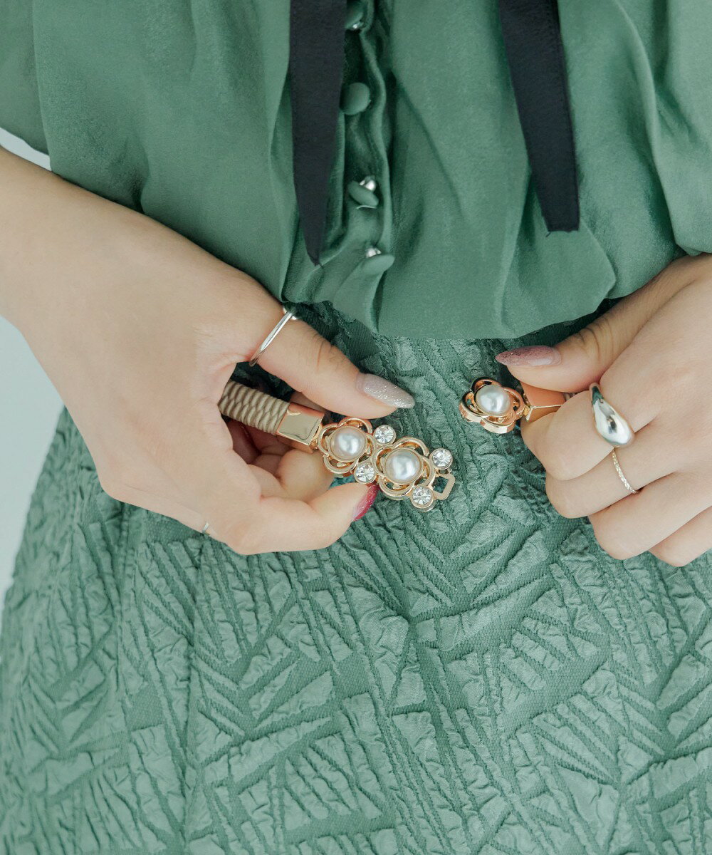 ビジューゴムベルト／ニアナ（niana）