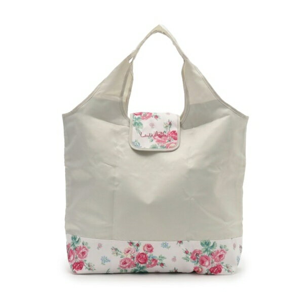 【簡易保冷】バンチェッドロージズ マーケットトート／ローラ アシュレイ（LAURA ASHLEY）