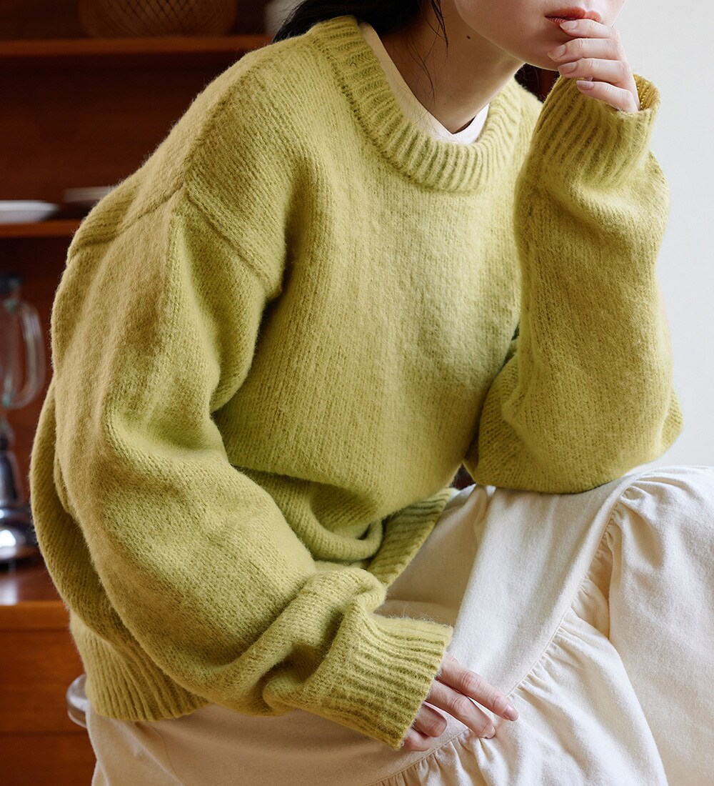 ゆるっとふんわり素材ニット／ヴィオラエヴィオラ（viola e_viola）のサムネイル