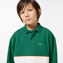 LACOSTE カラーブロックJUNIOR長袖ポロシャツ／ラコステ（LACOSTE）