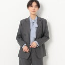 〔 TALLサイズ 〕 【セットアップ対応】2WAYストレッチフラノ ダブルブレストジャケット/K.T キヨコ タカセ(K.T KIYOKO TAKASE)