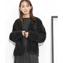 ワイルドシングス ボアジャケット レディース WILD THINGS／FLUFFY BOA ZIP CARDIGAN／ナノユニバース（NANO universe）