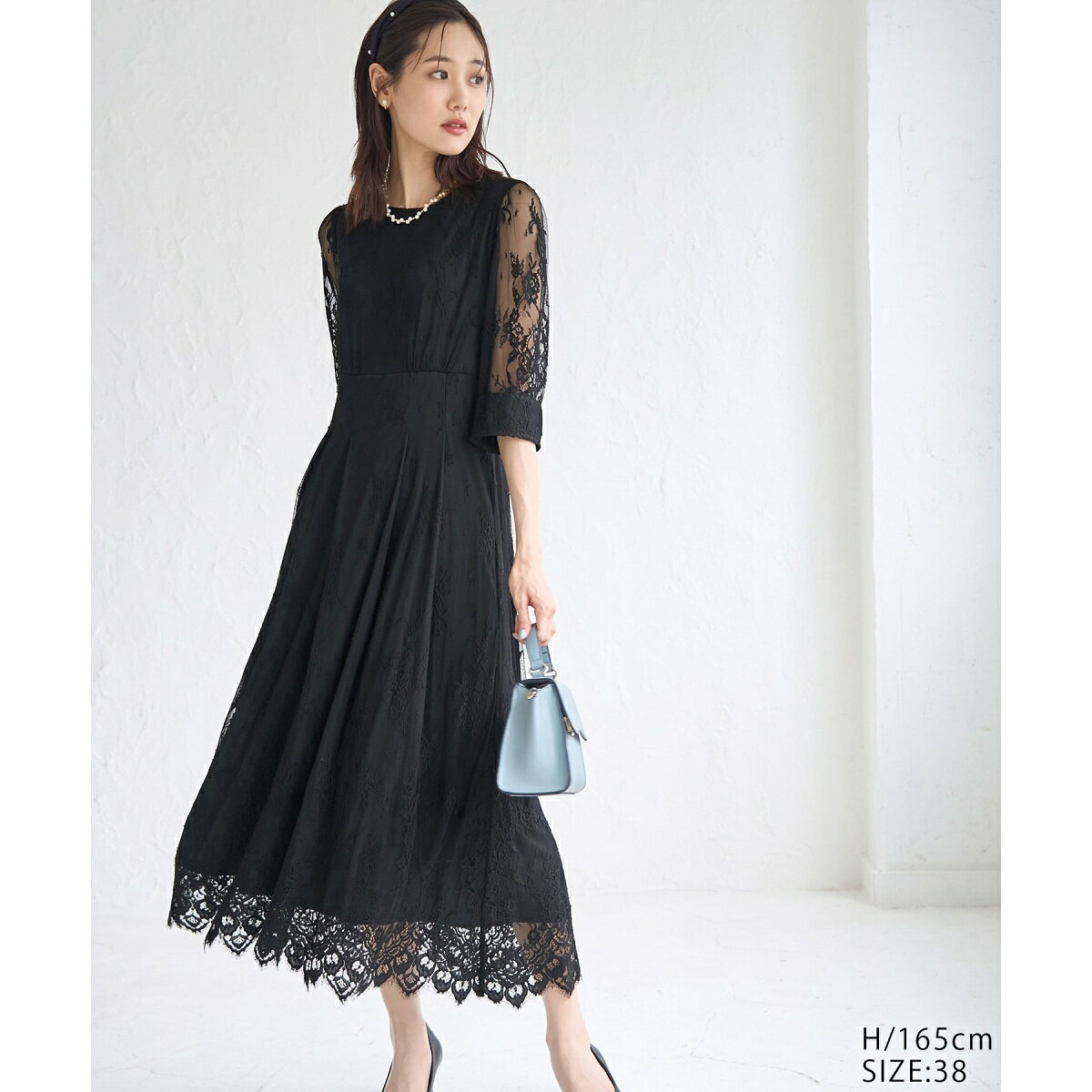 【Mon E’toile/モンエトワール】結婚式にも/レースタックDRESS／ロペピクニック（ROPE' PICNIC） 0101marui-12458761 丸井(マルイ)楽天市場店 サンプル画像2