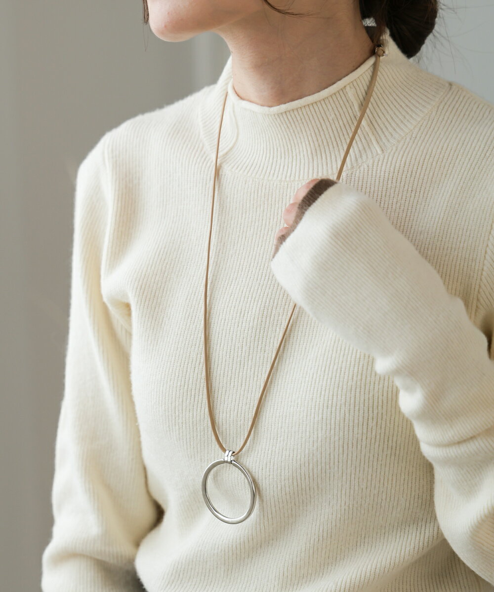 リングモチーフネックレス／バブ（Bab）
