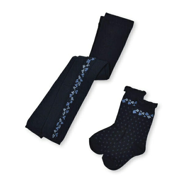 サイド花柄レギンスセット(80~140cm)／ベベ（BeBe）(4)