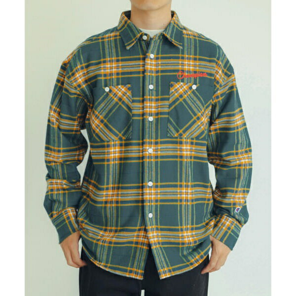 Champion@Flannel Shirts^ACeY A[oT[`iITEMS URBAN RESEARCHj