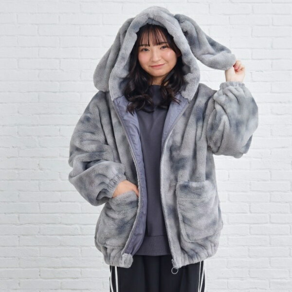 アニマルエコファーブルゾン／ピンクラテ（PINK-latte）のサムネイル