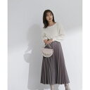 ビットベルトプリーツスカート/プロポーション ボディドレッシング(PROPORTION BODY DRESSING)