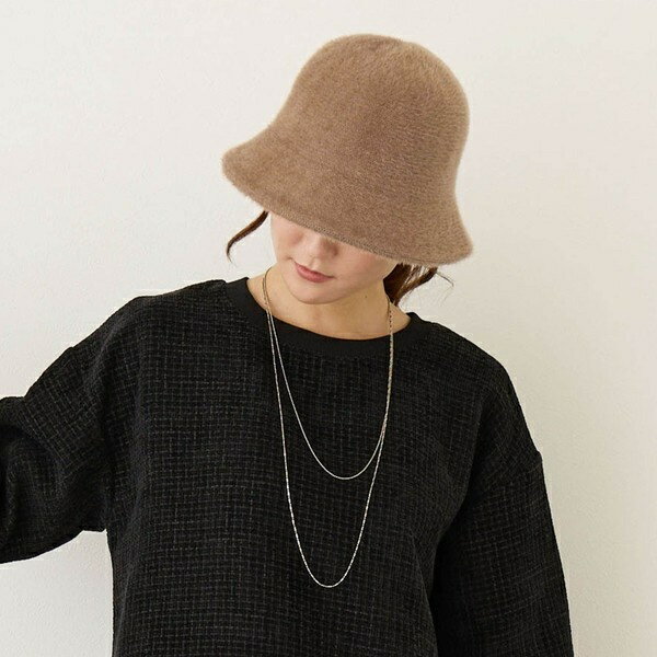 シャギーHAT/ニコルホワイト(NICOLE WHITE)