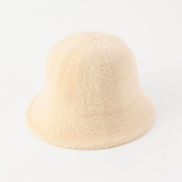 シャギーHAT／ニコルホワイト（NICOLE WHITE）