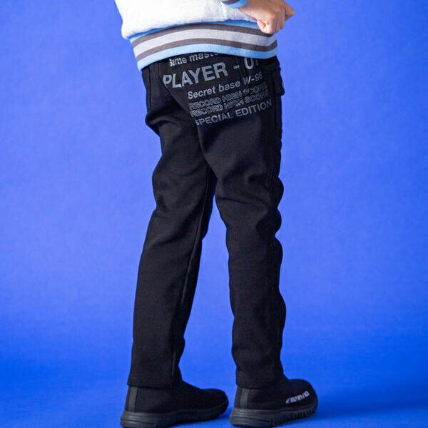 ポケットストレッチツイル裏起毛パンツ(100~160cm)／ワスク（WASK）