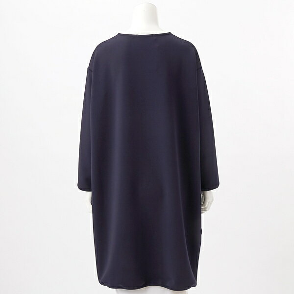 【大きいサイズレディース】シップアップネックコクーンチュニック【日本製】／ターシャルビー（Tasha Ruby）