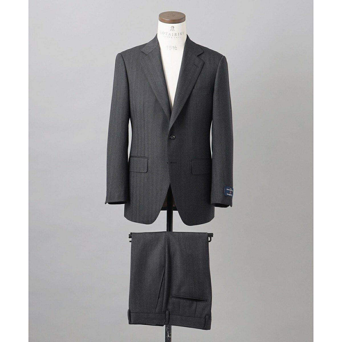 【Ermenegildo Zegna】ISLAND FLEECE スーツ/五大陸(gotairiku)