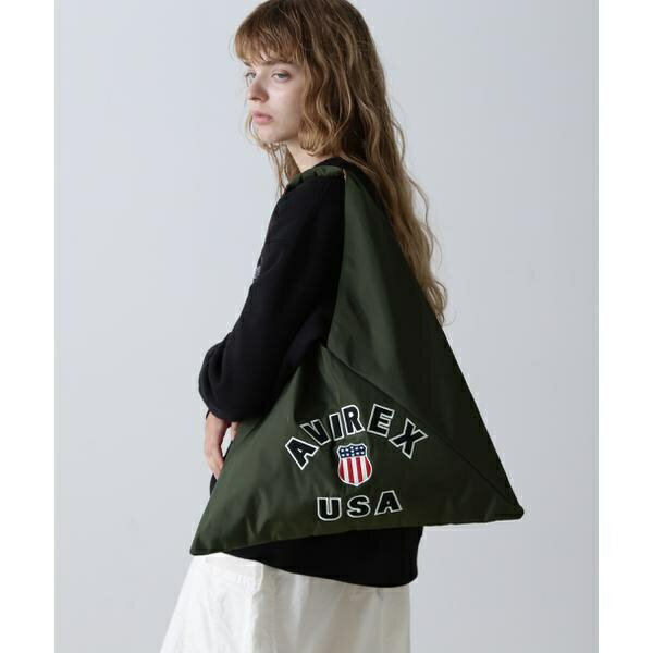 《直営店限定》VARSITY NYLON BAG／ バーシティーナイロンバッグ／アヴィレックス（AVIREX）
