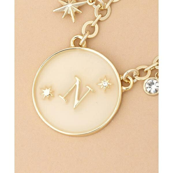 シャイニーイニシャルバッグチャーム N／サマンサタバサ（Samantha Thavasa）