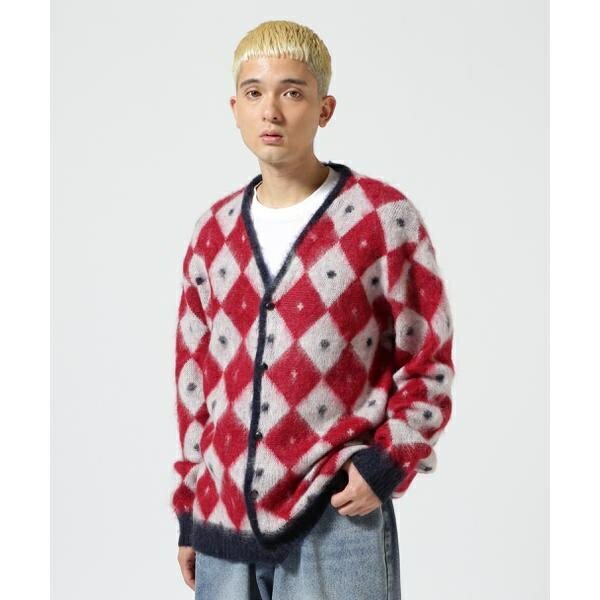 Needles／ニードルズ　Mohair Cardigan - Diamond／ビーバー（BEAVER）のサムネイル