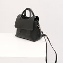 カシュカシュ cachecache / クロコダイル風フラップ2wayミニボストン/カシュカシュ(cache cache)