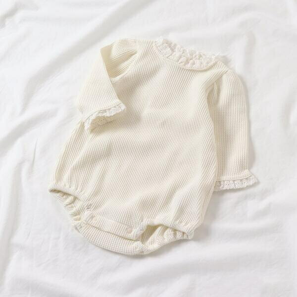 レース衿ワッフルボディースーツ／エフオーオンラインストア（F.O.Online）のサムネイル